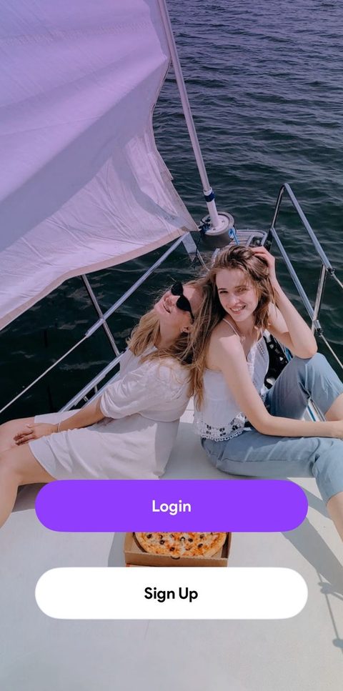Halo Live app sign-up screen with email and password fields